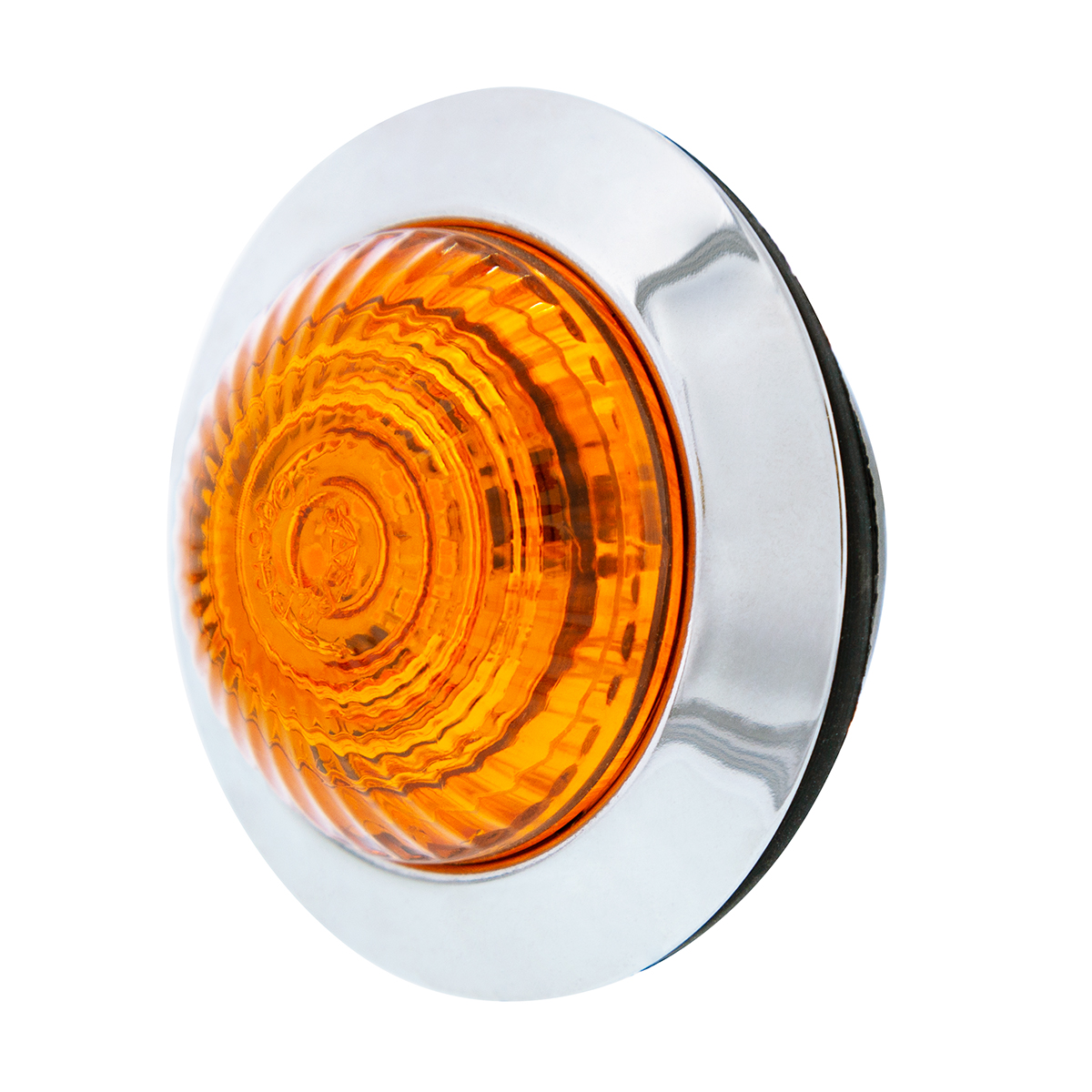 6 LED 1-1/4" Dual Function Light (Clearance/Marker)-Amber LED/Amber Lens - Thumbnail 4