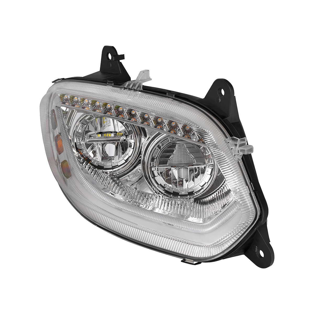 Chrome 86 LED Headlight For 2018-2025 International LT- Passenger - Thumbnail 4