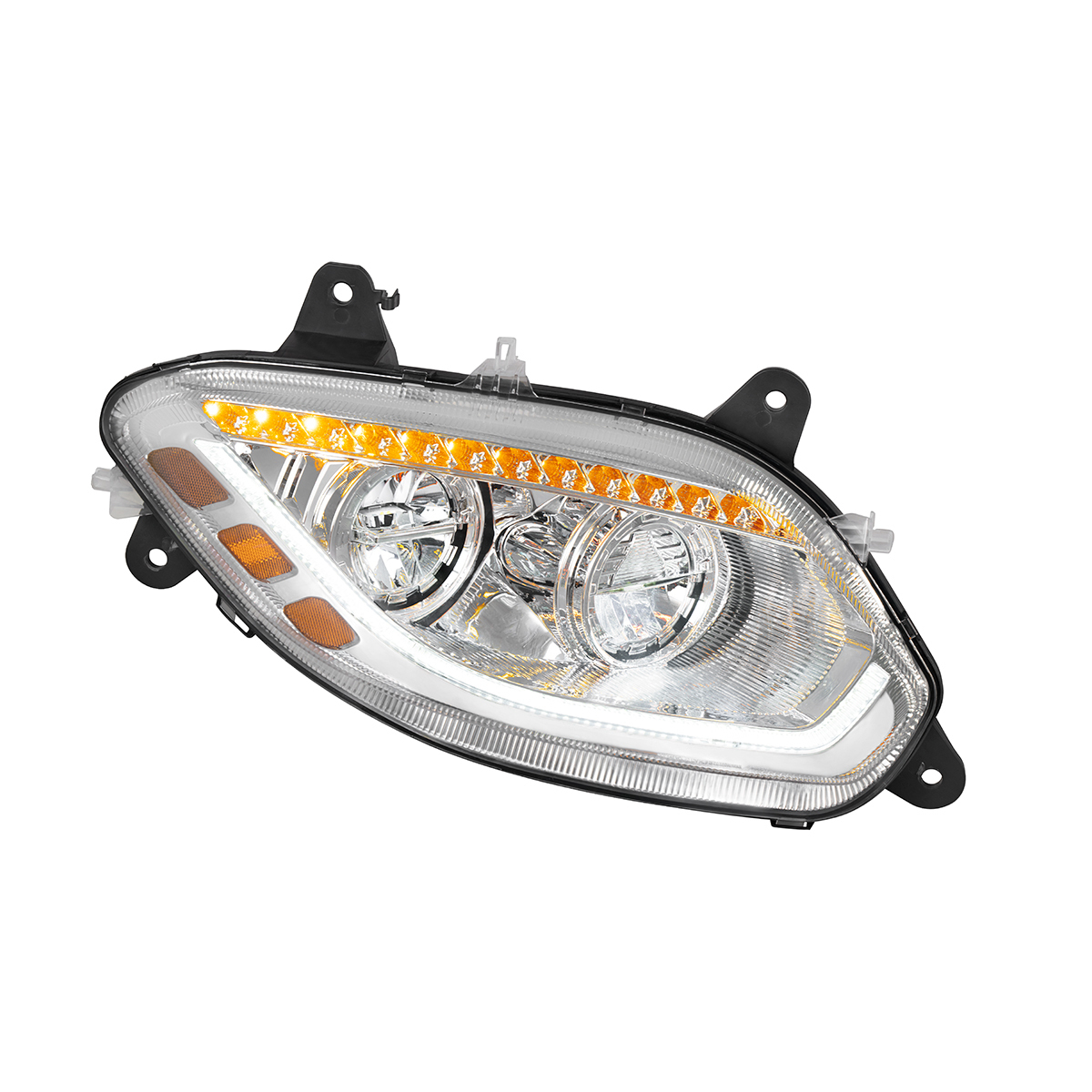 Chrome 86 LED Headlight For 2018-2025 International LT- Passenger - Thumbnail 9