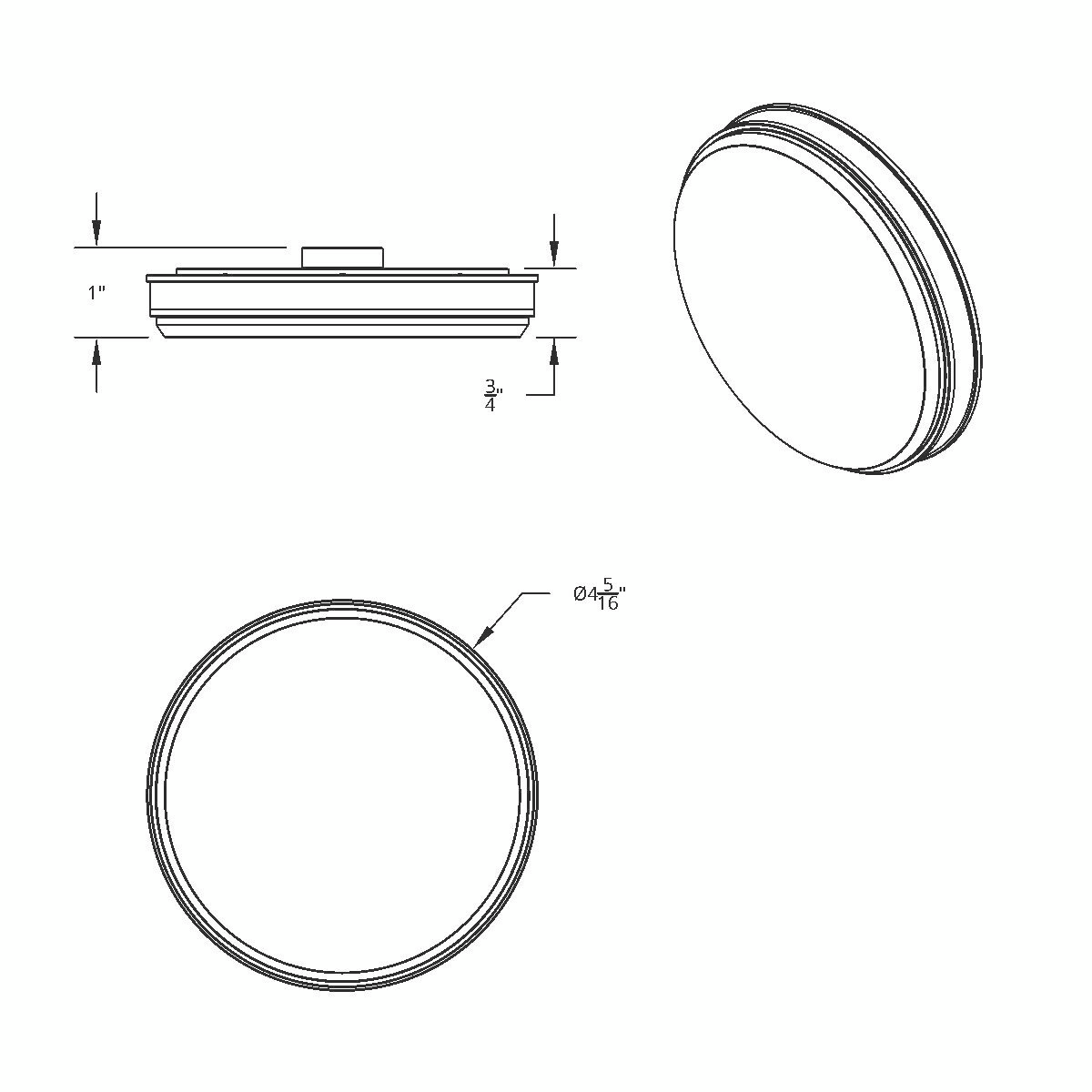 12 LED 4" Round Light (Stop, Turn & Tail) With Heated Lens - Red LED/Clear Lens - Thumbnail 7
