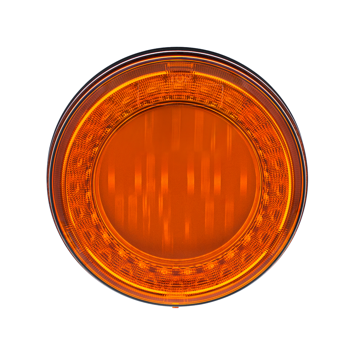 30 LED 4" Round Lumos Light I-Series (Turn Signal) - Amber LED/Amber Lens - Thumbnail 2