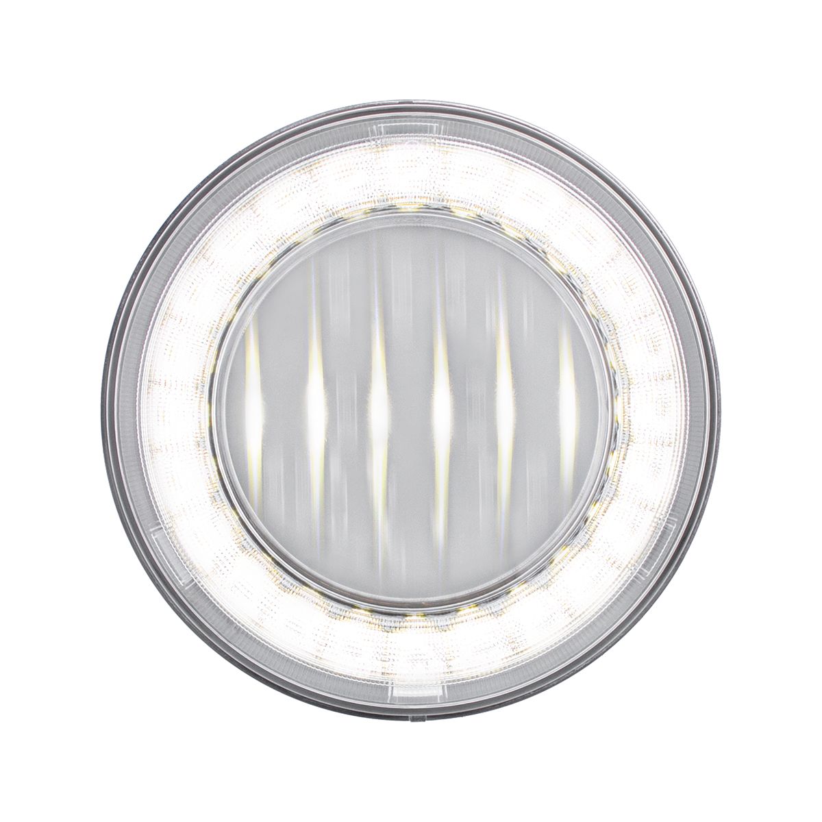 30 LED 4" Round Lumos Light I-Series (Back-Up) - White LED/Clear Lens