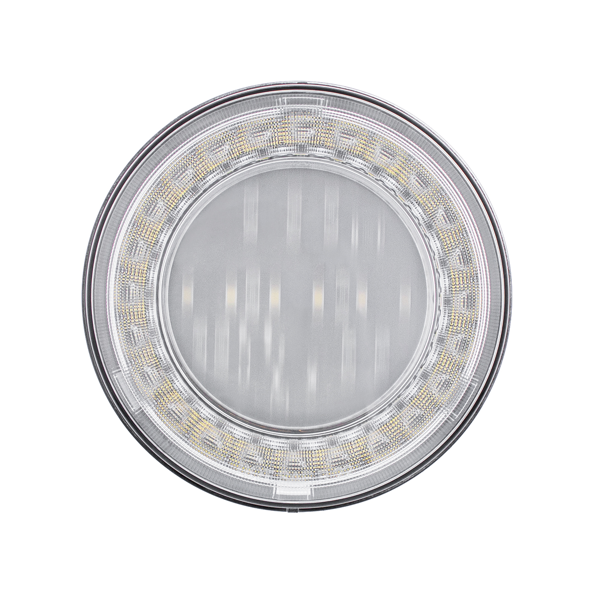 30 LED 4" Round Lumos Light I-Series (Back-Up) - White LED/Clear Lens - Thumbnail 2
