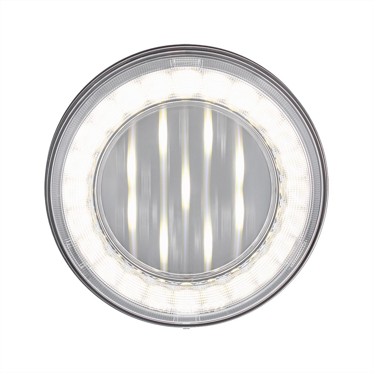 33 LED 4" Round Lumos Light X-Series (Back-Up) - White LED/Clear Lens