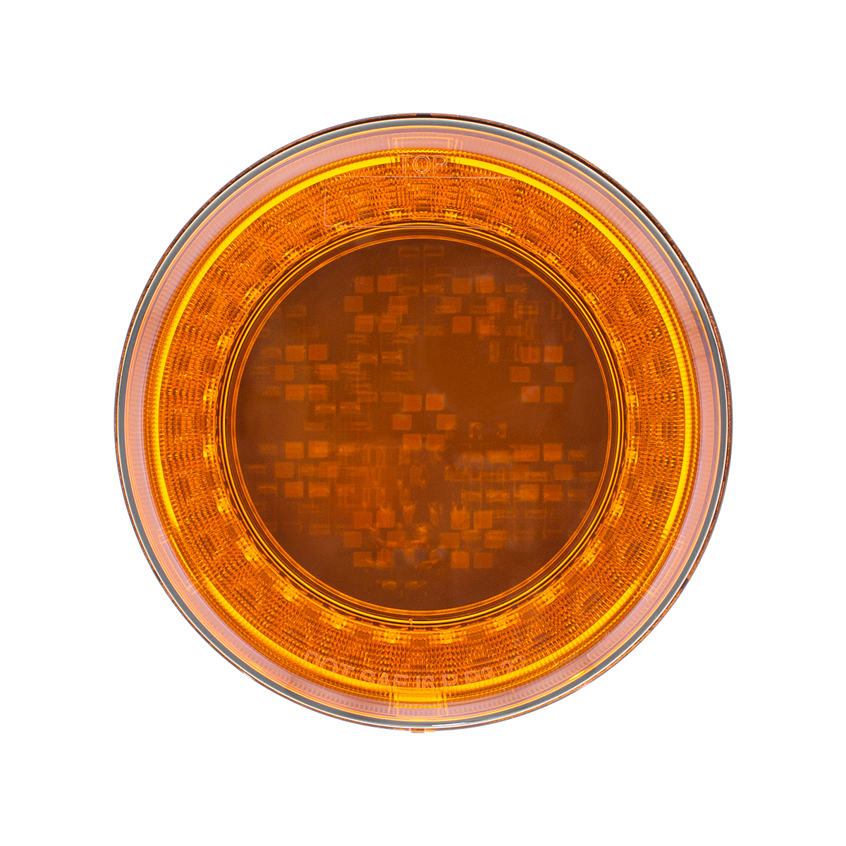 33 LED 4" Round Lumos Light S-Series (Turn Signal) - Amber LED/Amber Lens - Thumbnail 2