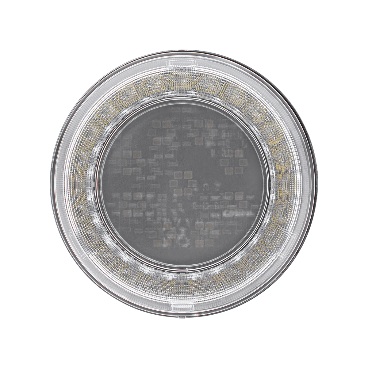 33 LED 4" Round Lumos Light S-Series (Turn Signal) - Amber LED/Clear Lens - Thumbnail 2