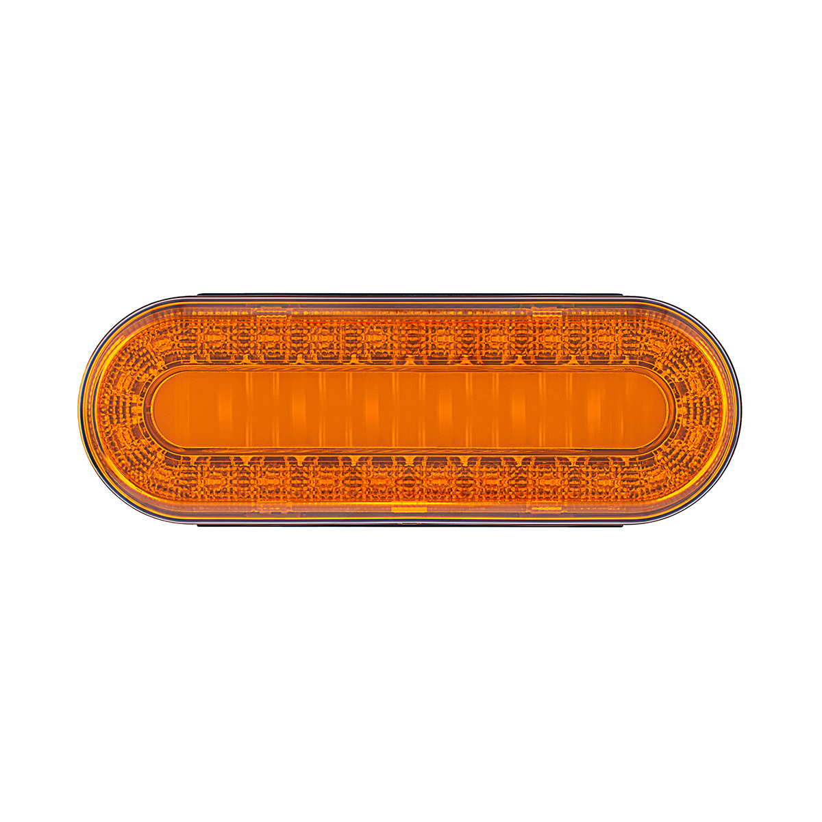 30 LED 6" Oval Lumos Light I-Series (Turn Signal) - Amber LED/Amber Lens - Thumbnail 2