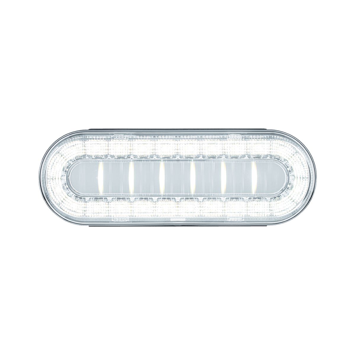30 LED 6" Oval Lumos Light I-Series (Back-Up) - White LED/Clear Lens