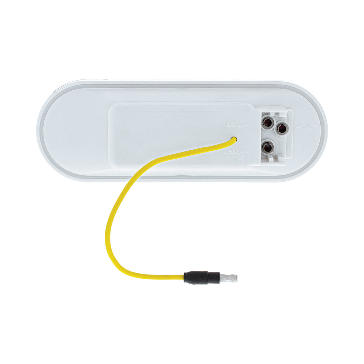 13 LED 6" Oval Double Fury Light (Stop & Turn)-Red & Green LED/Clear Lens - Thumbnail 10