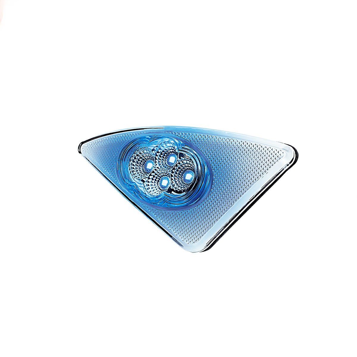 Double Fury 4 LED Fender Signal Light For 2008-2017 Kenworth T660-Amber & Blue LED, Passenger - Thumbnail 8