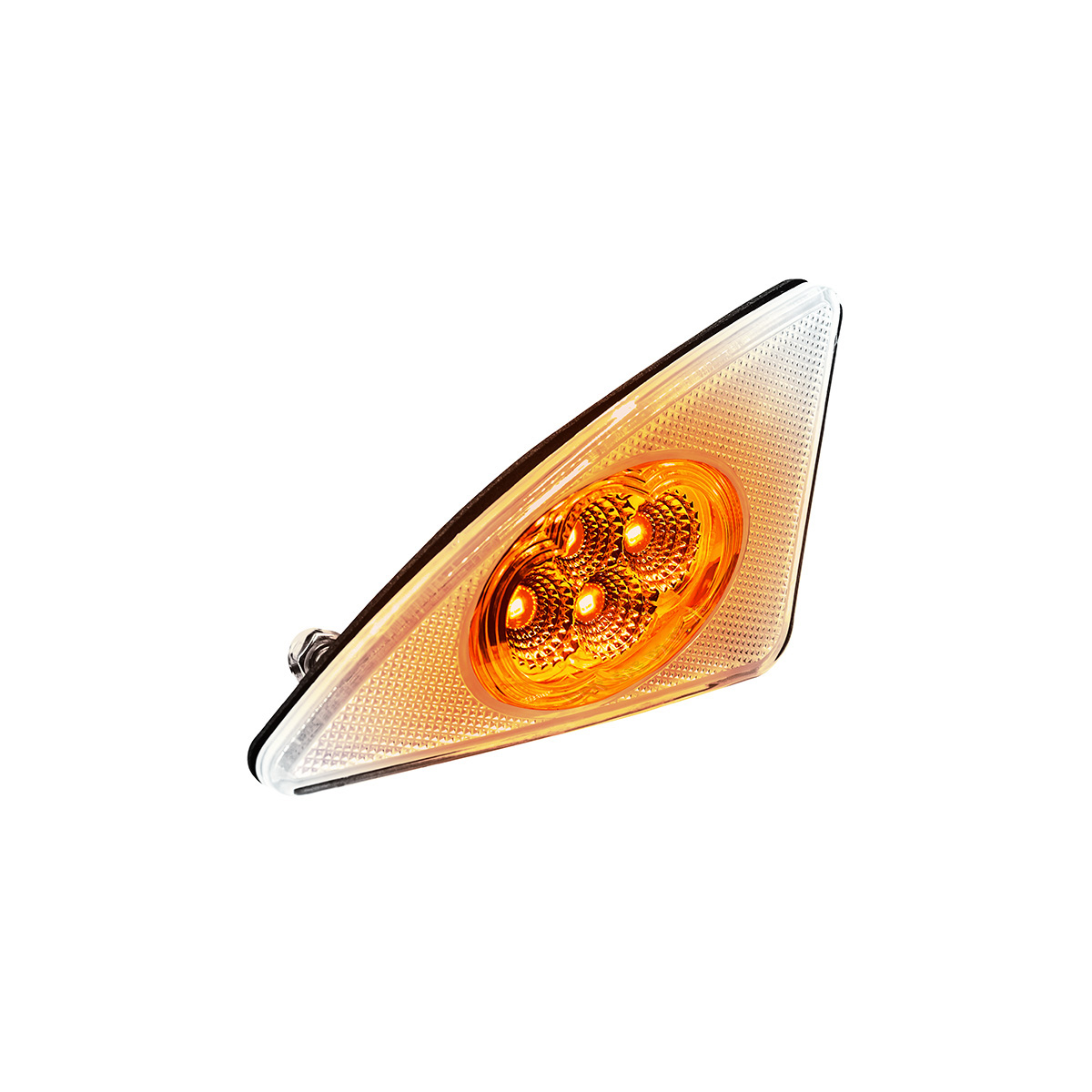 Double Fury 4 LED Fender Signal Light For 2008-2017 Kenworth T660-Amber & Blue LED, Passenger - Thumbnail 10