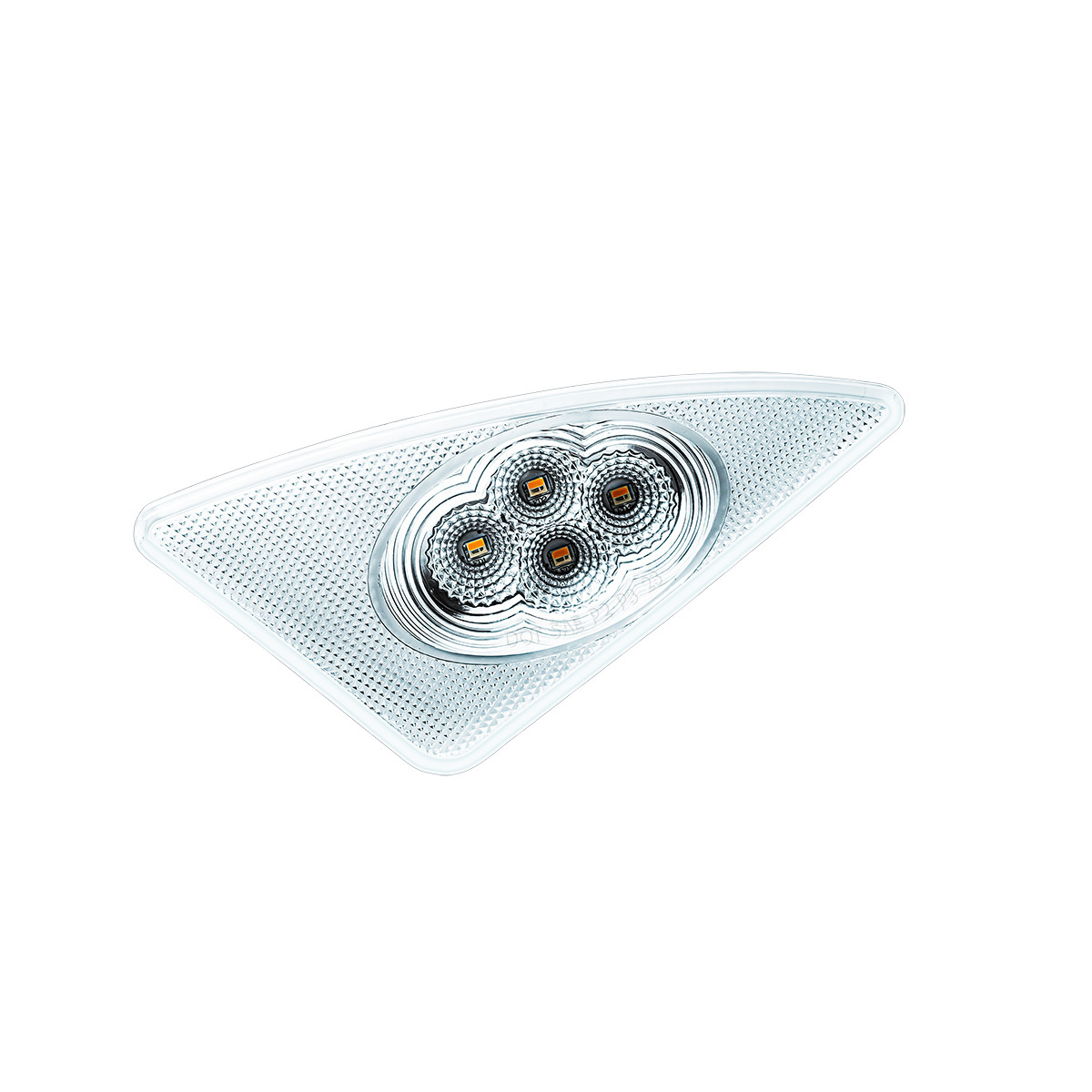 Double Fury 4 LED Fender Signal Light For 2008-2017 Kenworth T660-Amber & Green LED, Driver - Thumbnail 5