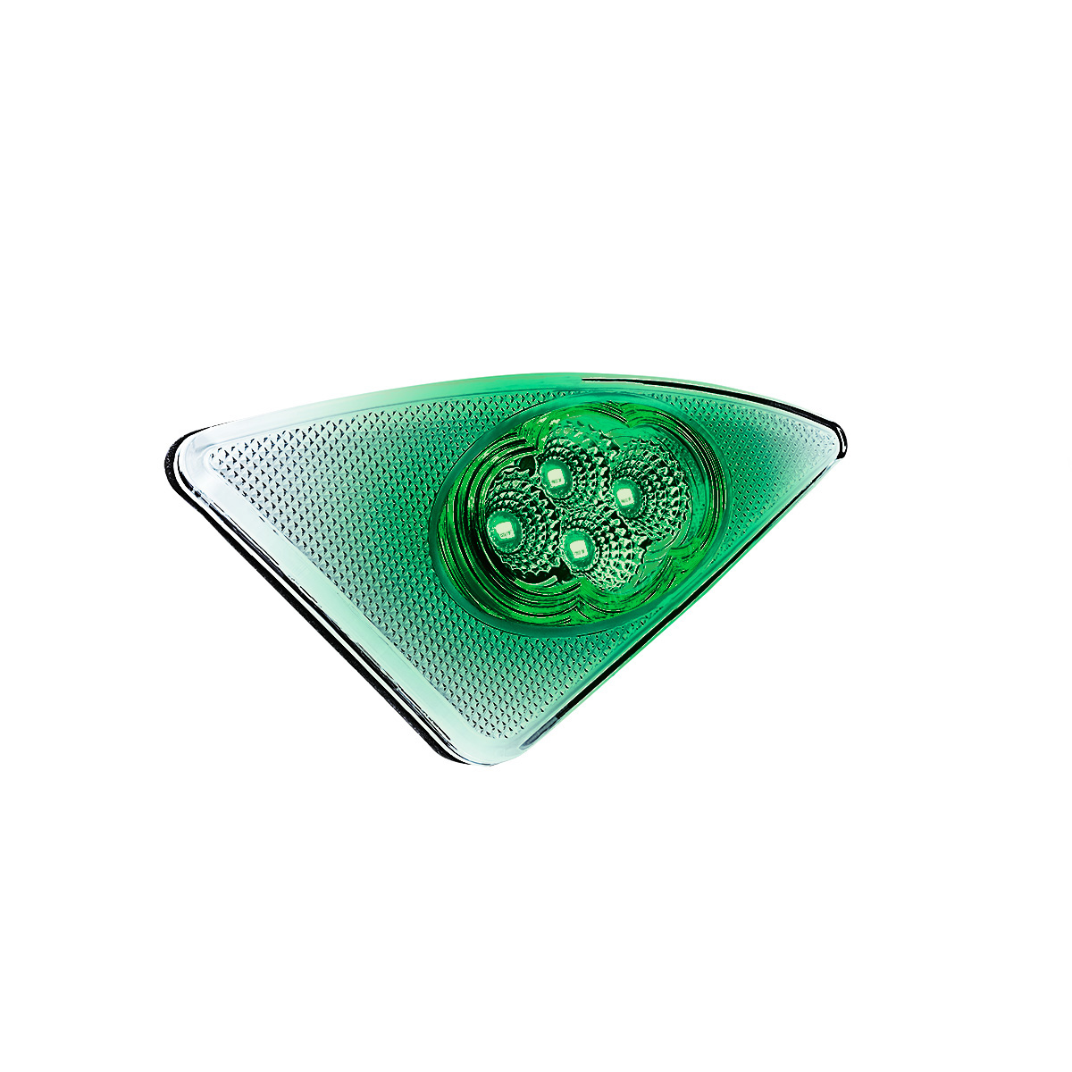 Double Fury 4 LED Fender Signal Light For 2008-2017 Kenworth T660-Amber & Green LED, Driver - Thumbnail 8