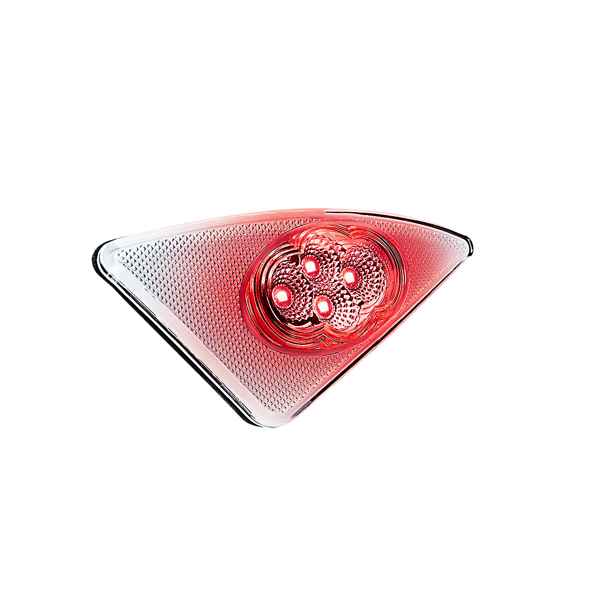 Double Fury 4 LED Fender Signal Light For 2008-2017 Kenworth T660-Amber & Red LED, Driver - Thumbnail 8