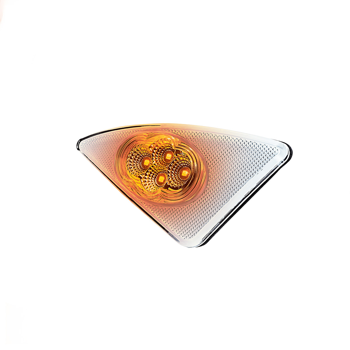 Double Fury 4 LED Fender Signal Light For 2008-2017 Kenworth T660-Amber & White LED, Passenger - Thumbnail 7