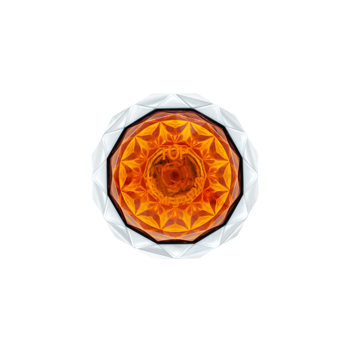 2 LED Dual Function Mini Crystal Watermelon Light (Clearance/Marker)-Amber LED/Amber Lens - Thumbnail 2