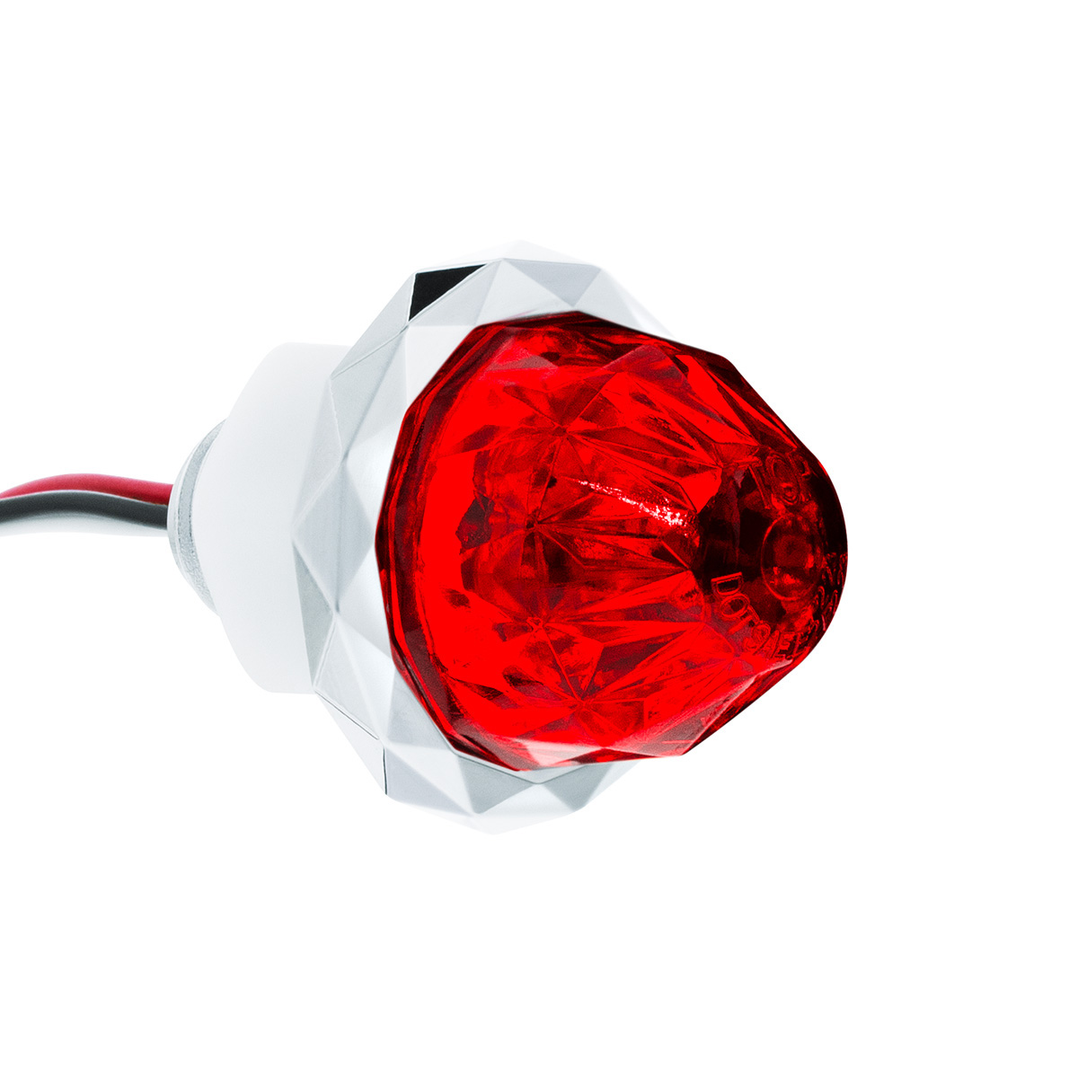 2 LED Dual Function Mini Crystal Watermelon Light (Clearance/Marker)-Red LED/Red Lens - Thumbnail 4
