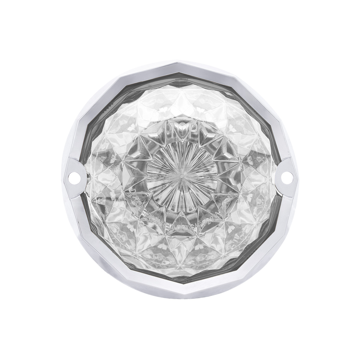 19 LED Dual Function Crystal Watermelon Light Kit With Bezel-Amber LED/Clear Lens - Thumbnail 6