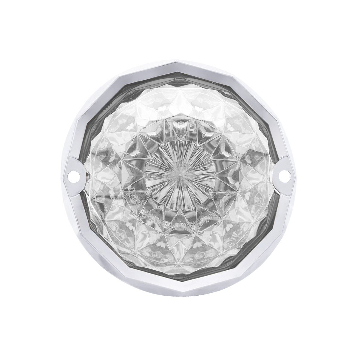 Double Fury 19 LED Dual Function Crystal Watermelon Light Kit With Bezel-Amber & Blue LED/Clear Lens - Thumbnail 11