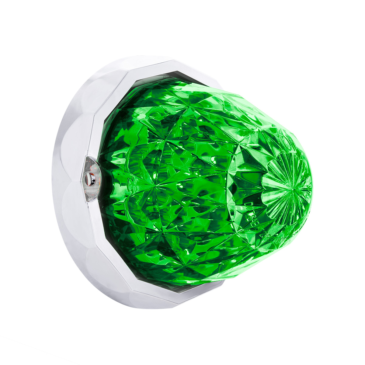 Double Fury 19 LED Dual Function Crystal Watermelon Light Kit With Bezel-Amber & Green LED/Clear Lens - Thumbnail 6