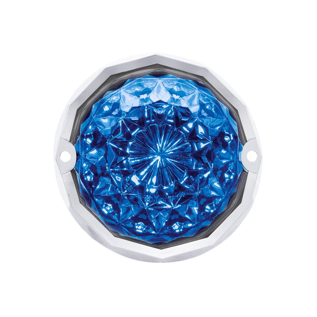 Double Fury 19 LED Dual Function Crystal Watermelon Light Kit With Bezel-Red & Blue LED/Clear Lens - Thumbnail 10