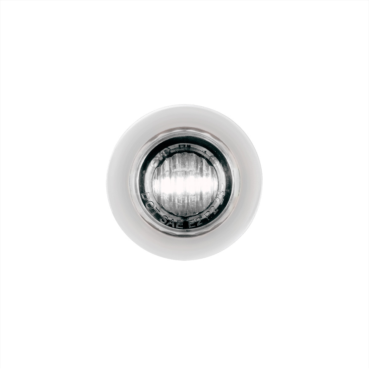 2 LED 3/4" Mini Dual Function Double Fury Light (Clearance/Marker) - Red & White LED/Clear Lens - Thumbnail 3