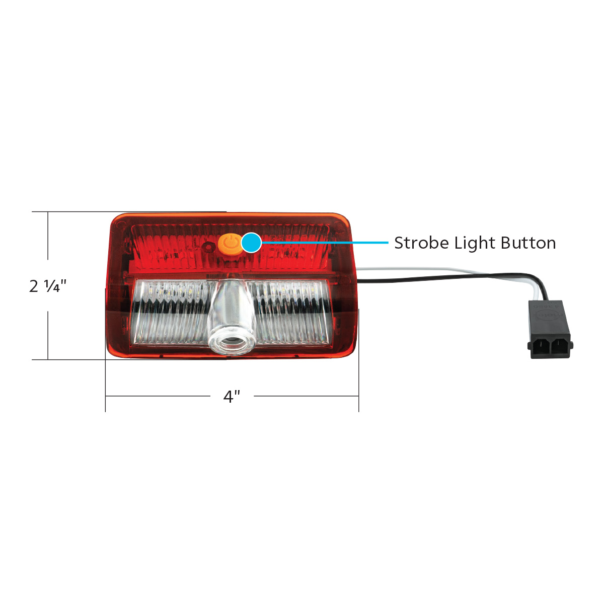 9 LED Interior Door Light With American Flag Courtesy Projector Light For 2006+ Kenworth & Peterbilt Trucks - Thumbnail 19