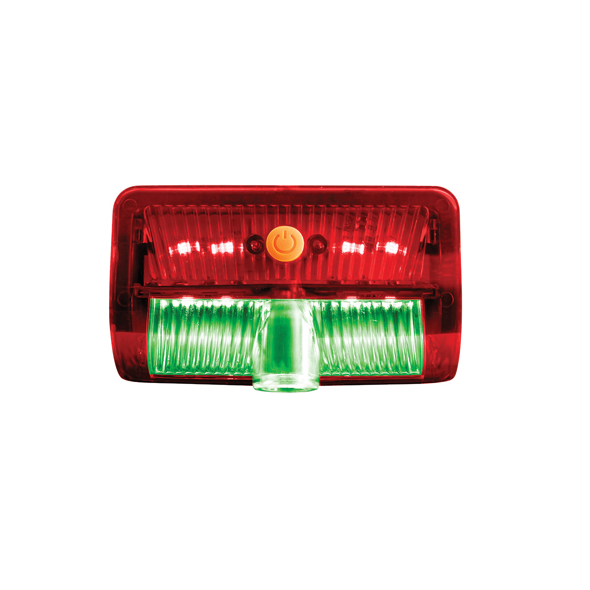 9 LED Interior Door Light With American Flag Courtesy Projector Light For 2006+ Kenworth & Peterbilt Trucks - Thumbnail 4