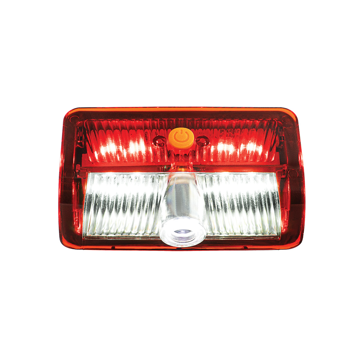 9 LED Interior Door Light With American Flag Courtesy Projector Light For 2006+ Kenworth & Peterbilt Trucks - Thumbnail 9