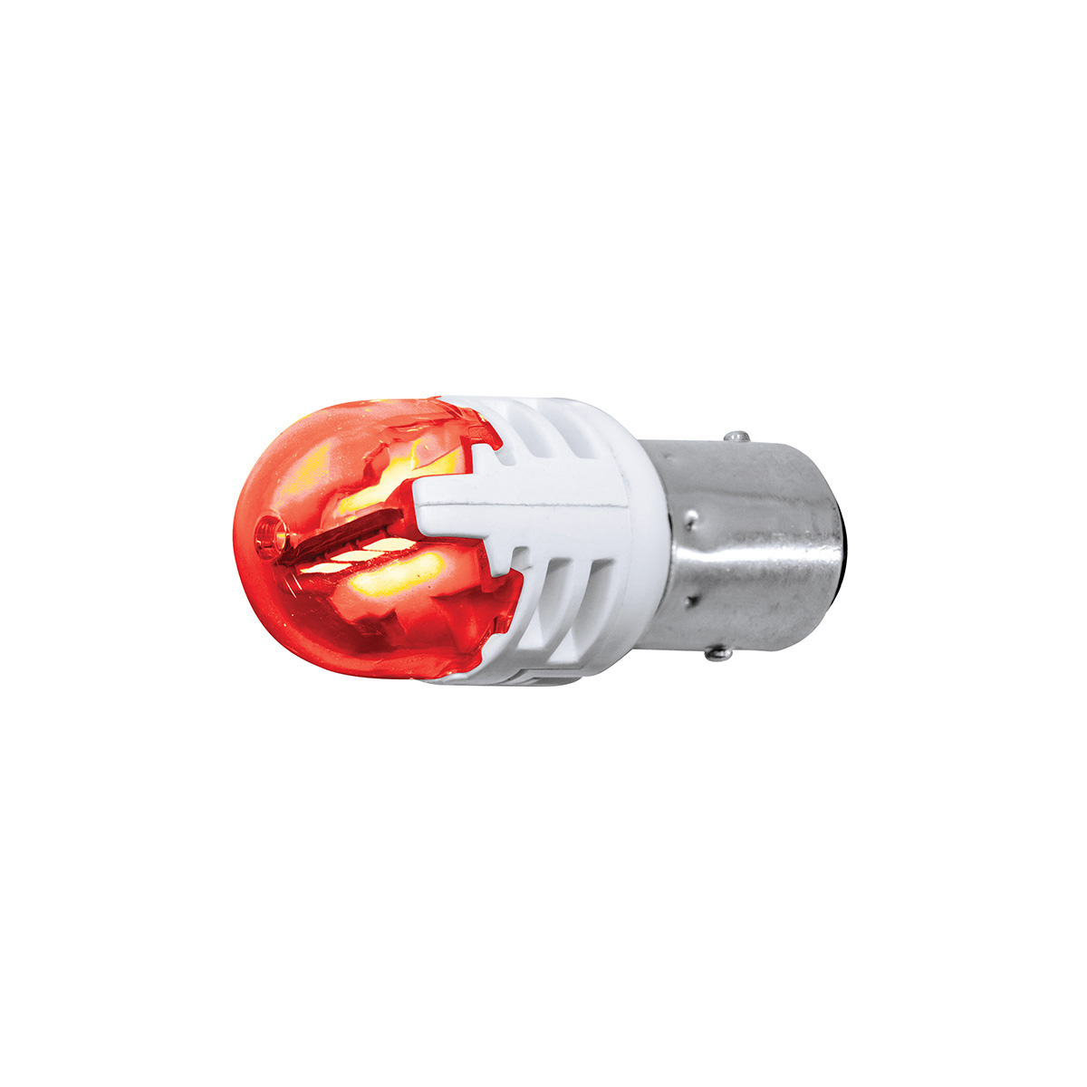 High Power 6 LED 1157 Bulb-Amber (Pair) - Thumbnail 2