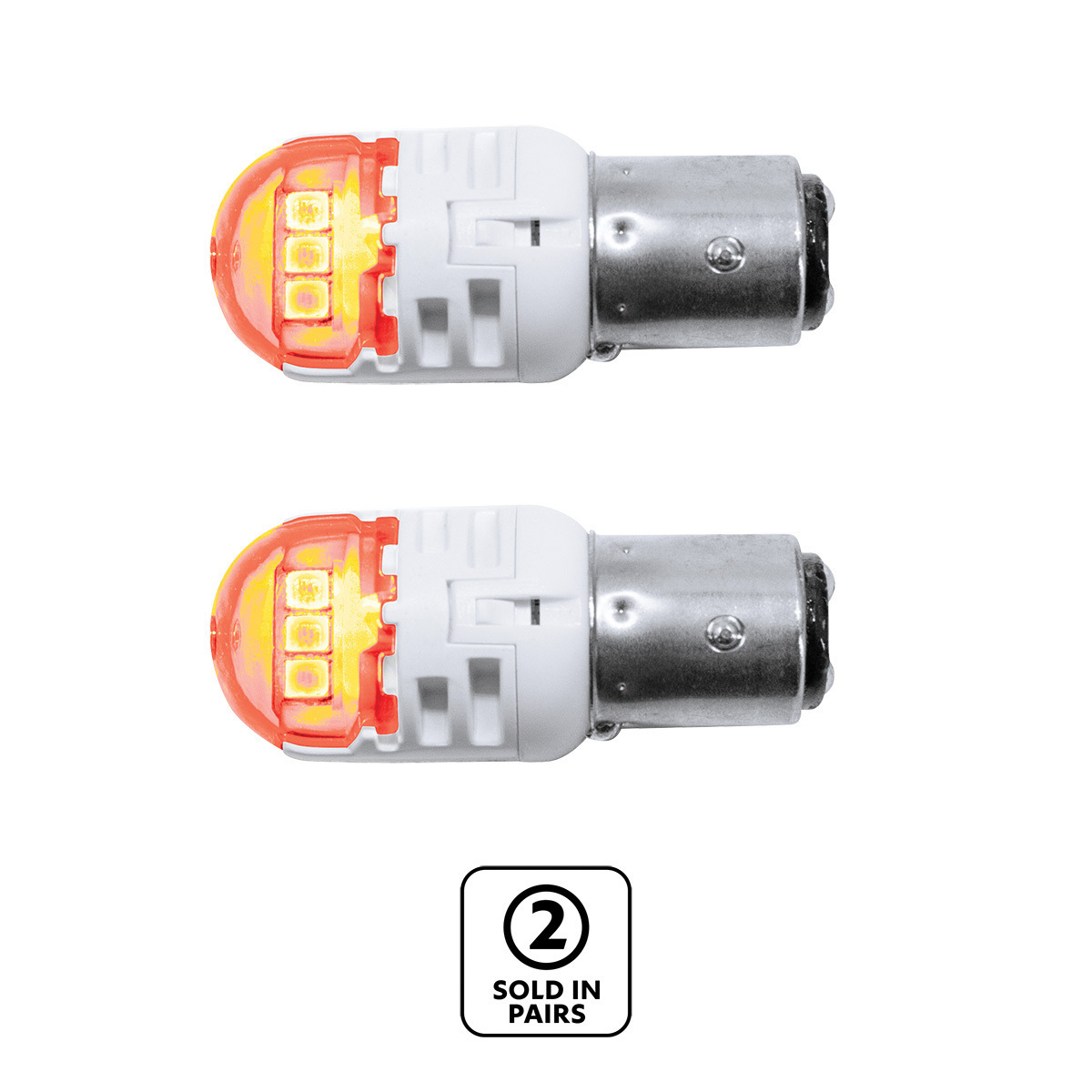 High Power 6 LED 1157 Bulb-Amber (Pair) - Thumbnail 13