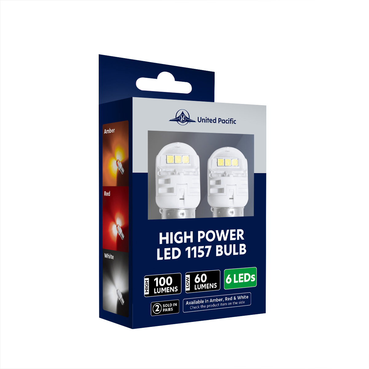 High Power 6 LED 1157 Bulb-White (Pair) - Thumbnail 10