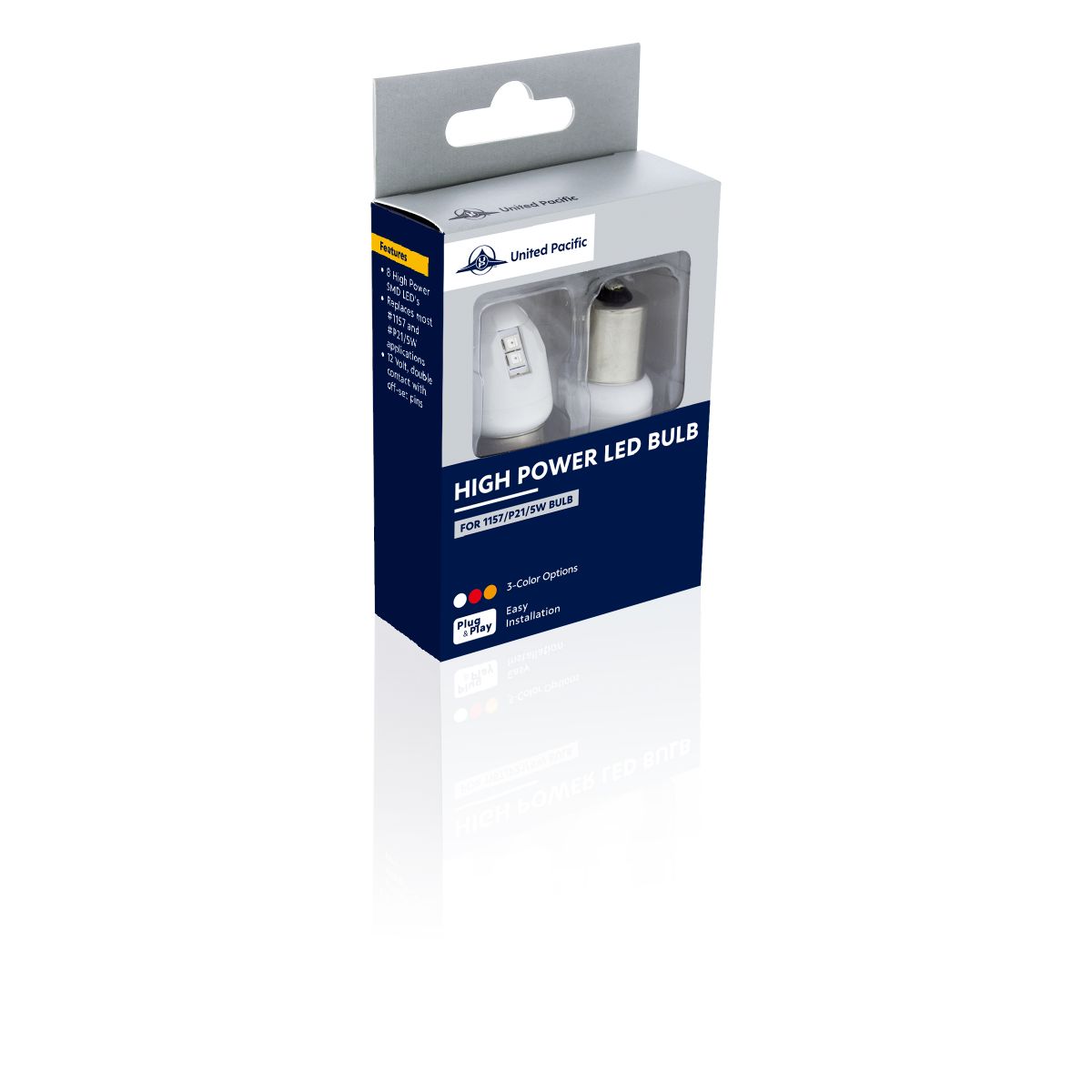 High Power 8 LED 1157 Type Bulb - Red (Color Box of 2) - Thumbnail 6