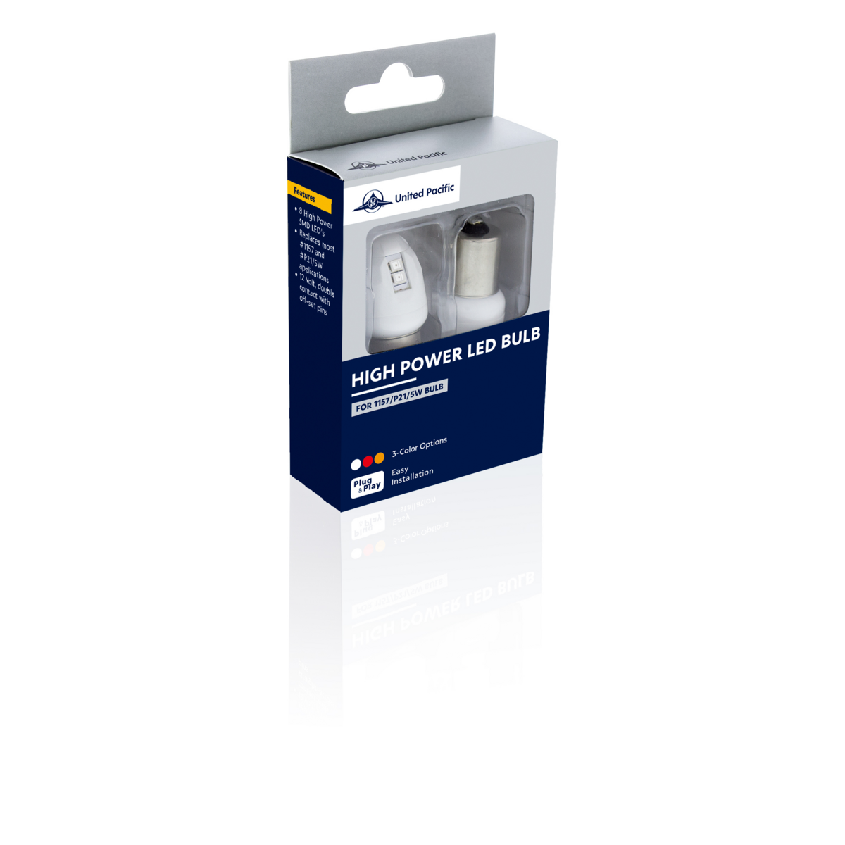 High Power 8 LED 1157 Type Bulb - Amber (Color Box of 2) - Thumbnail 13