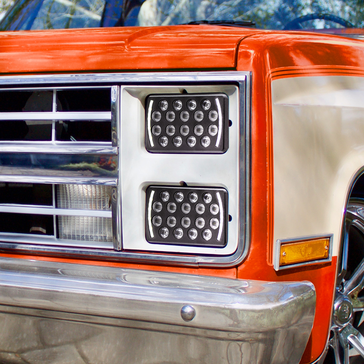 ULTRALIT - 18 High Power LED Rectangular Light With LED Position Light Bar - Thumbnail 7