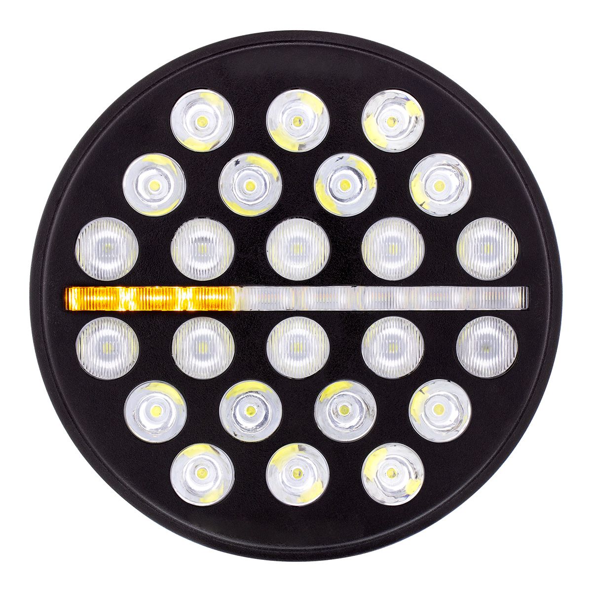 ULTRALIT - 24 High Power LED Circular Light With Dual Color LED Position Light Bar
