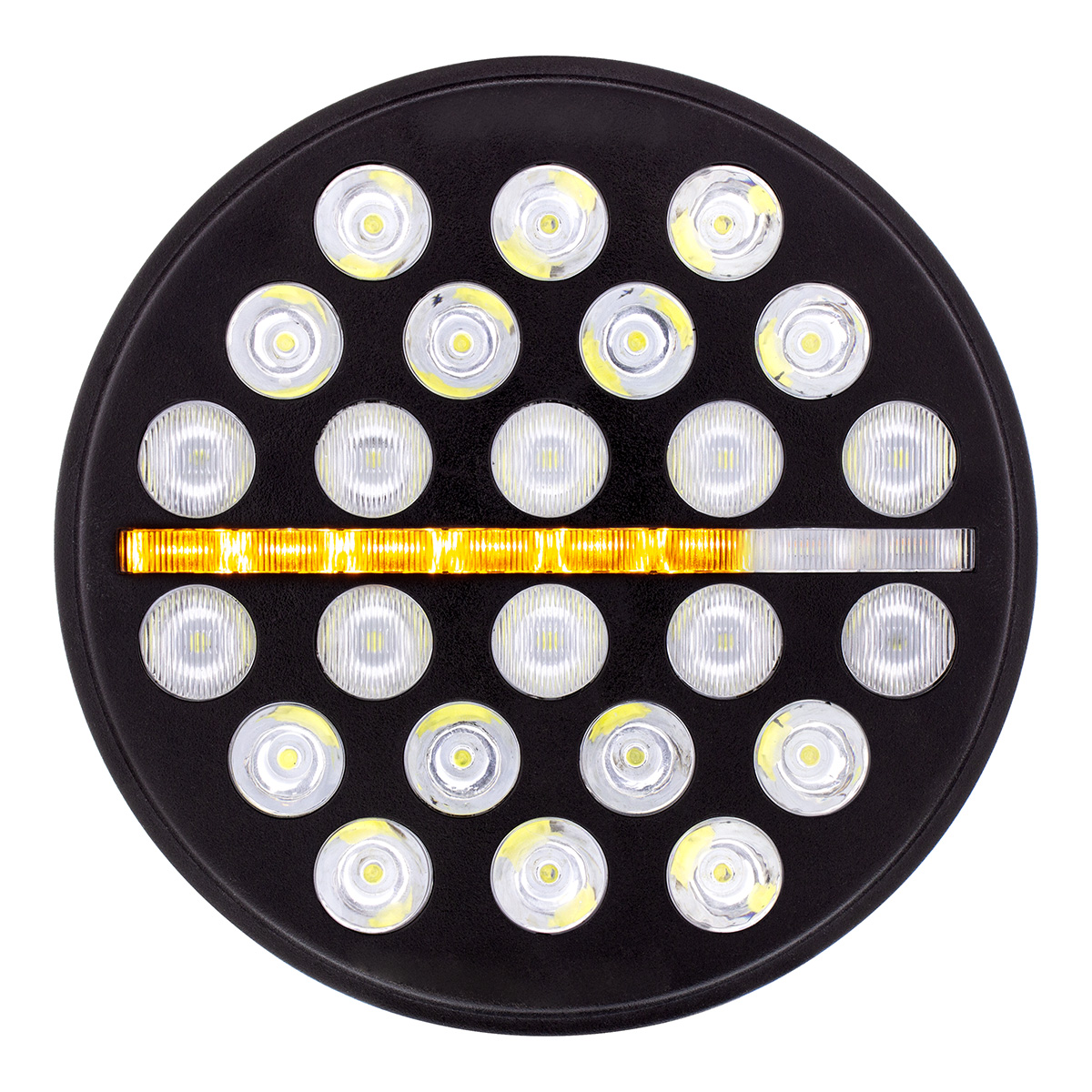 ULTRALIT - 24 High Power LED Circular Light With Dual Color LED Position Light Bar - Thumbnail 2