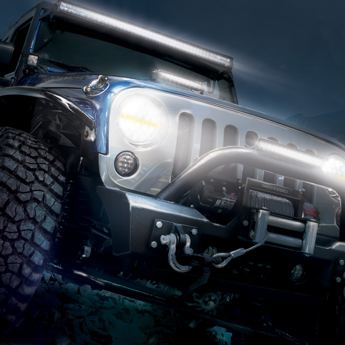 ULTRALIT - 24 High Power LED Circular Light With Dual Color LED Position Light Bar - Thumbnail 11