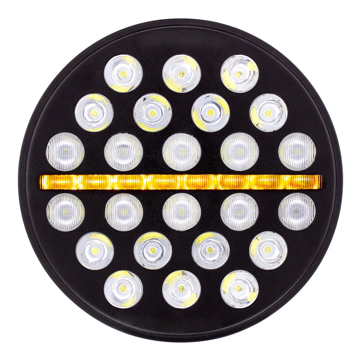 ULTRALIT - 24 High Power LED Circular Light With Dual Color LED Position Light Bar - Thumbnail 3