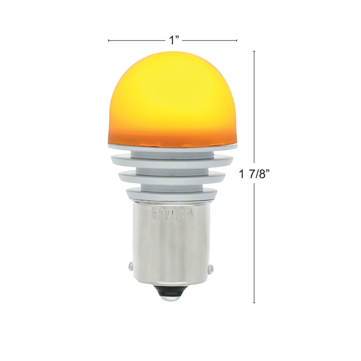 High Power 1156 LED Bulb - Amber - Thumbnail 6