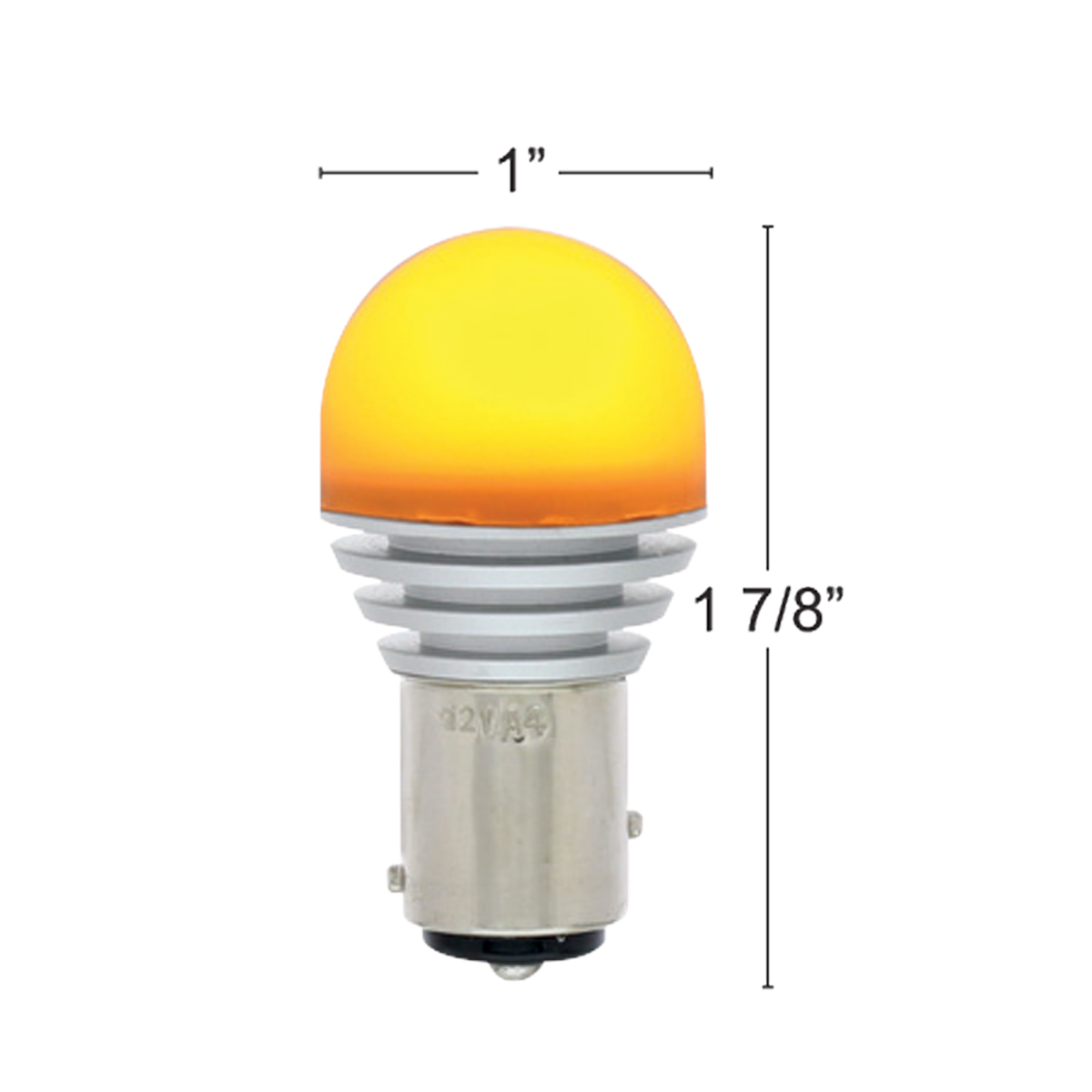 High Power 1157 LED Bulb - Amber - Thumbnail 6