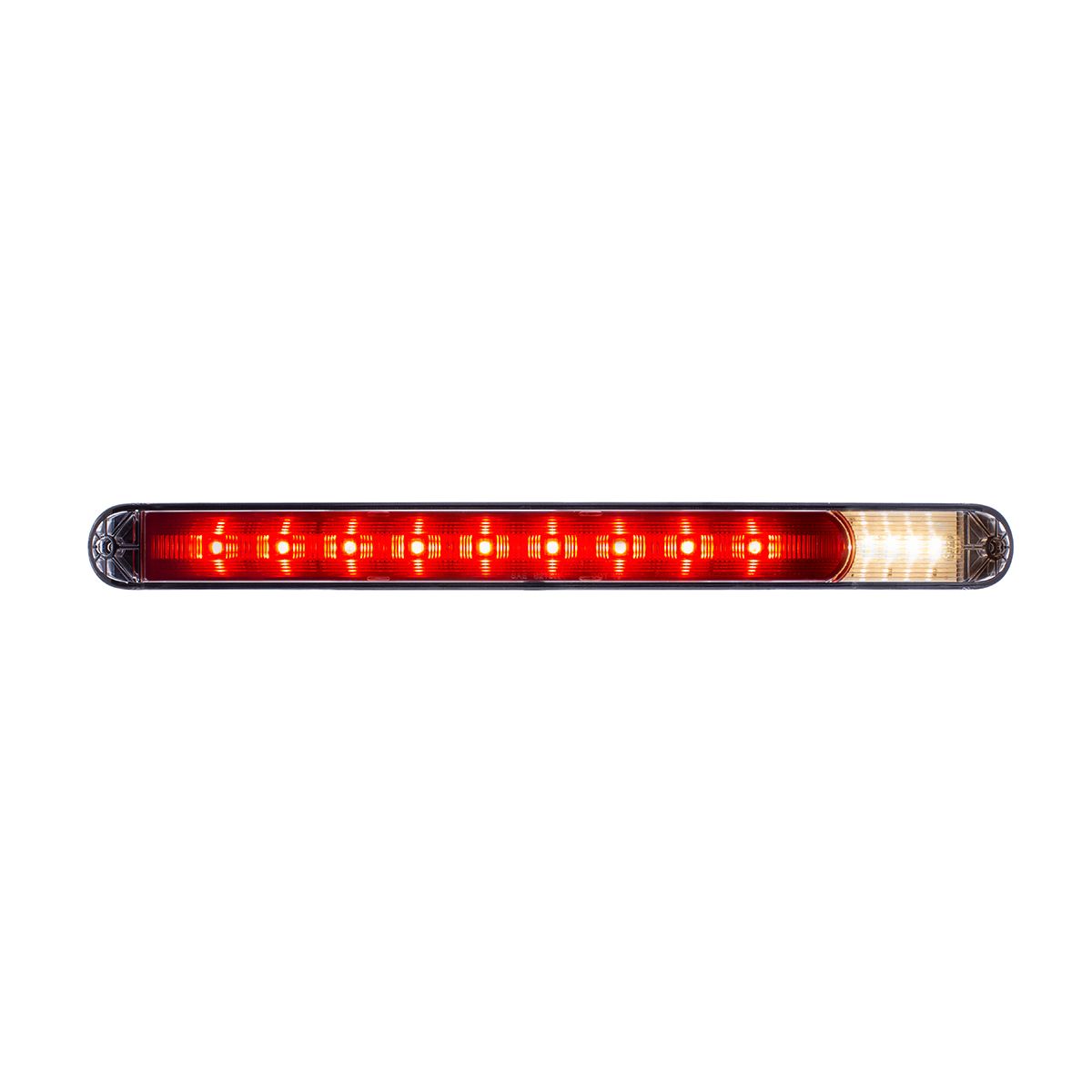 9 Red LED 17" Light Bar With 4 White LED Back Up Light (Bulk)