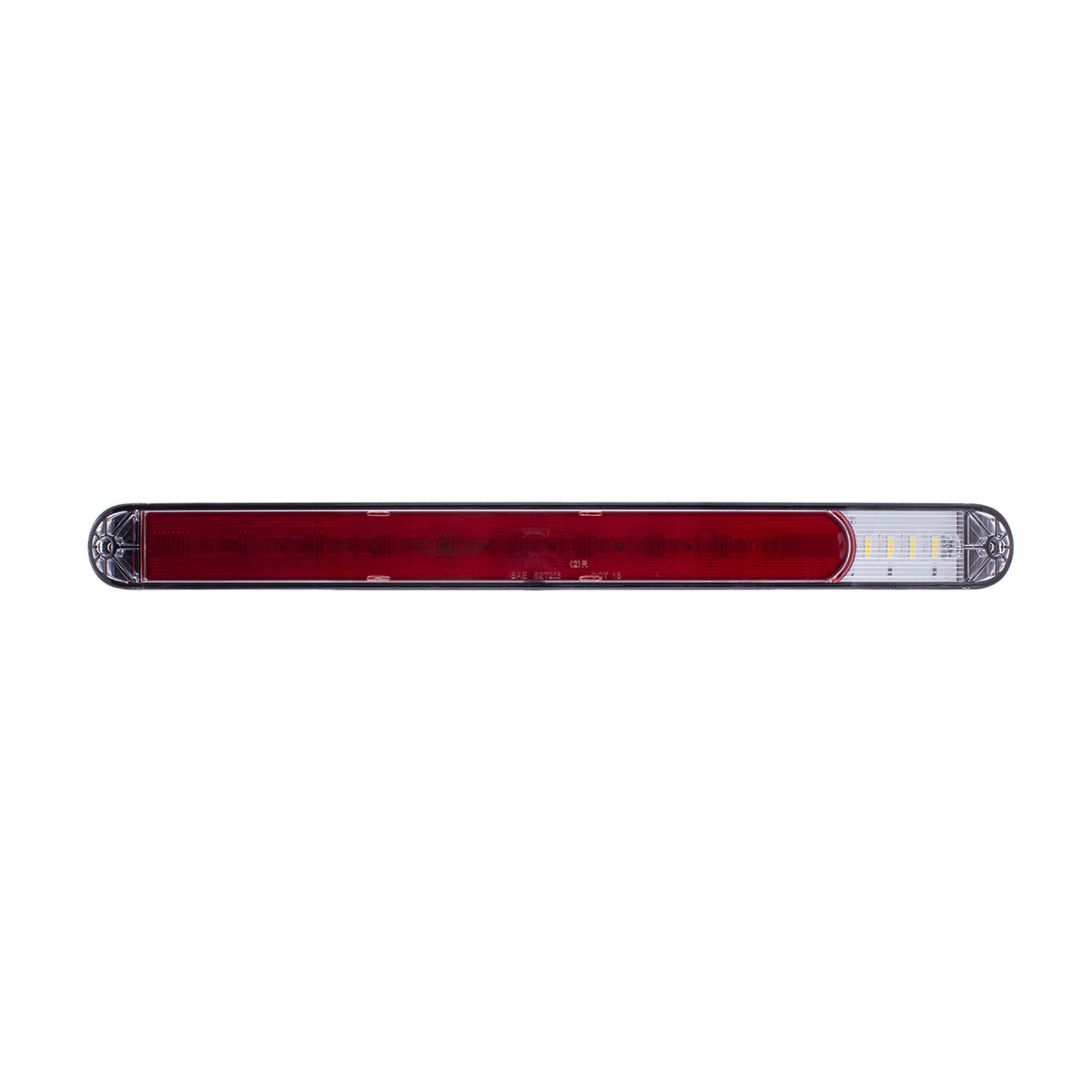 9 Red LED 17" Light Bar With 4 White LED Back Up Light (Bulk) - Thumbnail 2