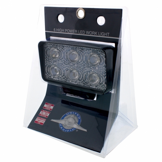 6 High Power LED Rectangular Driving/Work Light - Thumbnail 4