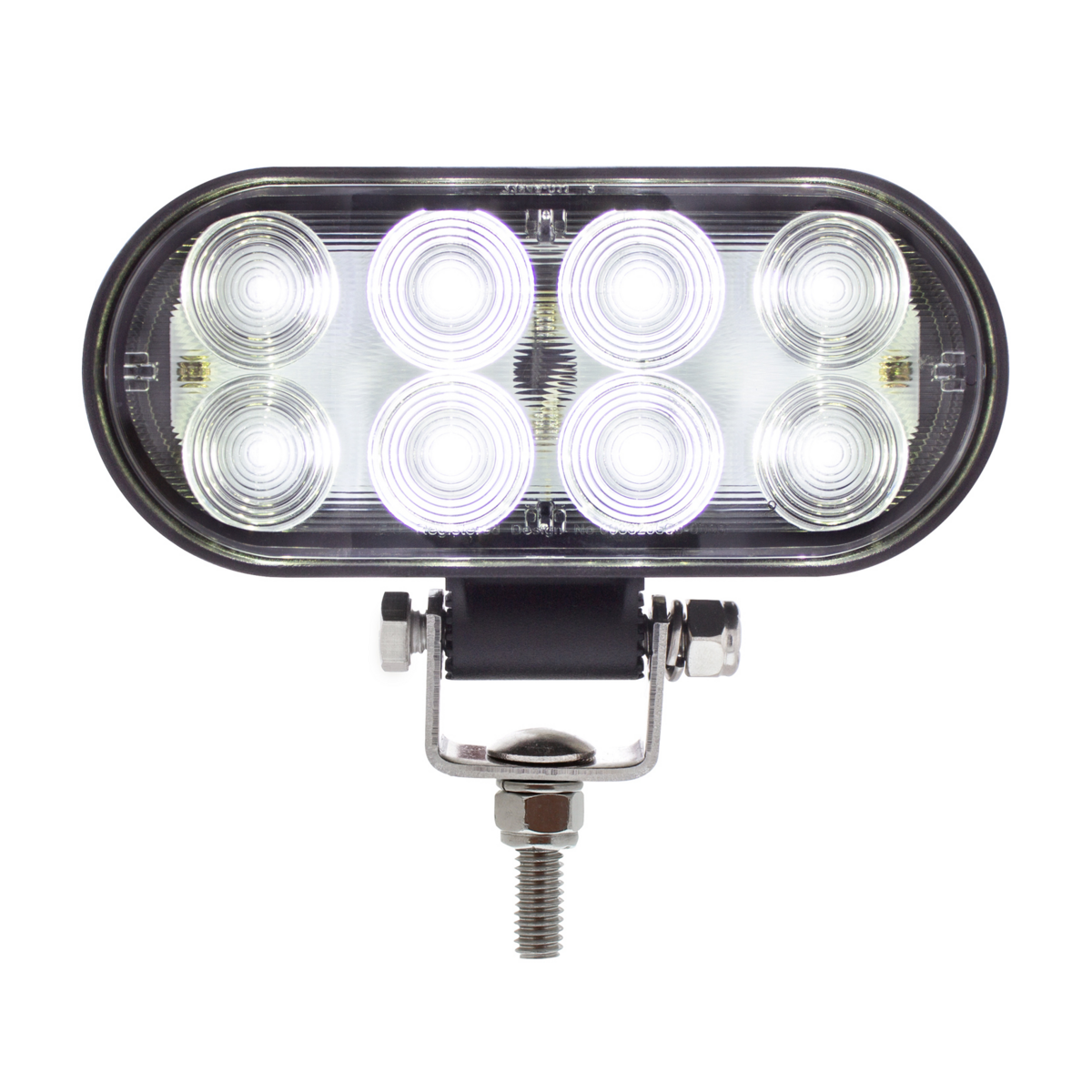 8 LED Oval Wide Angle Driving/Work Light (Retail) - Thumbnail 6