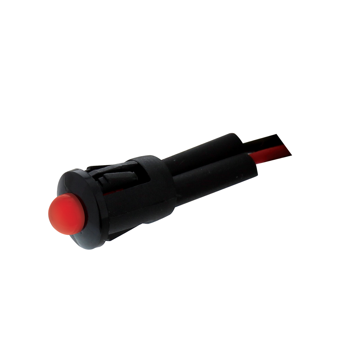 Single LED Snap-In Indicator Light - Red (Bulk) - Thumbnail 3