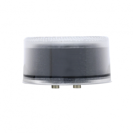 9 LED 2" Round Mirage Light (Clearance/Marker) - Red LED/Clear Lens - Thumbnail 4