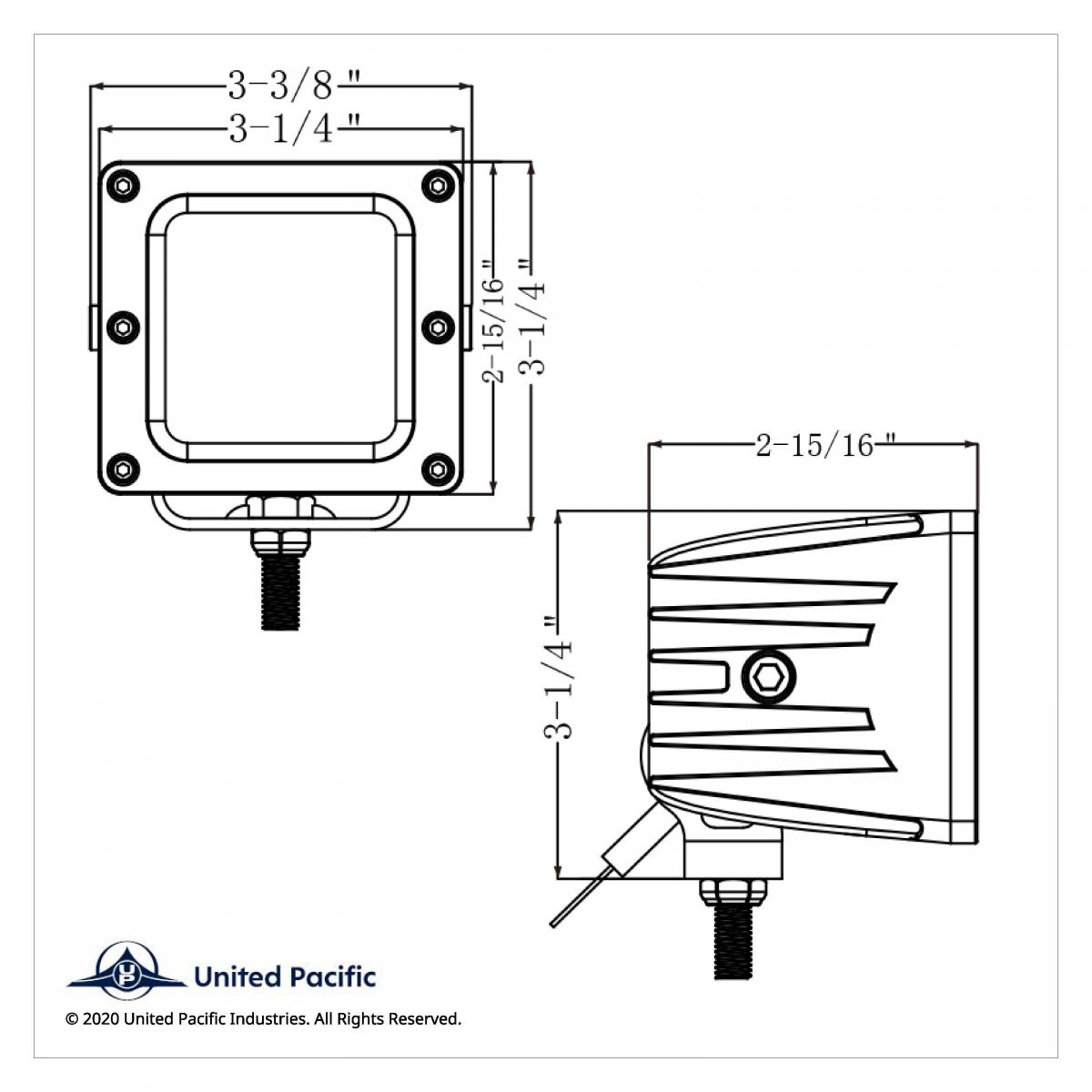 4 High Power LED Work Light - Flood Light - Thumbnail 5