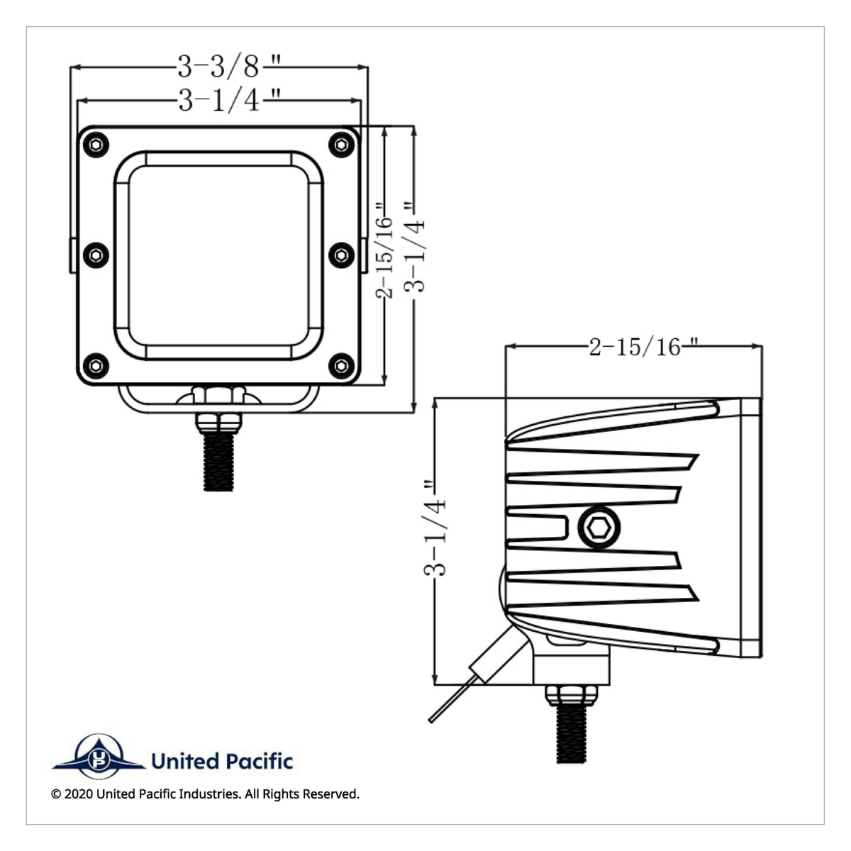 4 High Power LED Work Light - Flood Light - Thumbnail 7