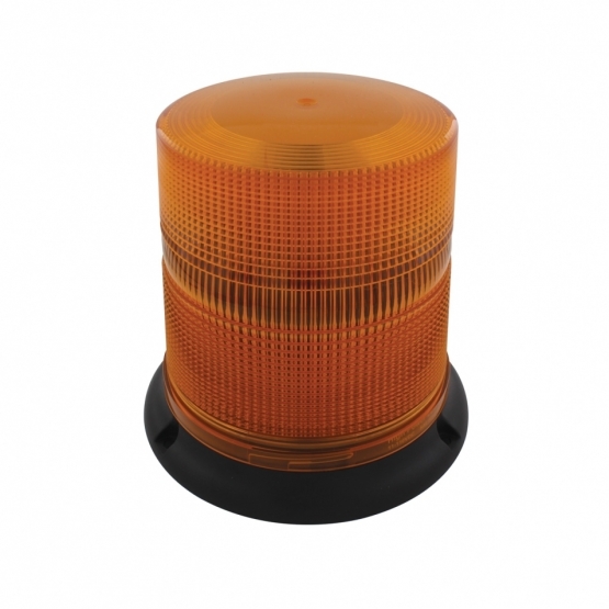 3 High Power LED 6" Round Beacon Light - Magnet Mount - Thumbnail 3